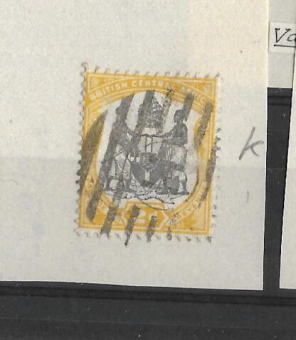 BCA/Nyasaland 1897 Two Pence with Barred Circle K postmark