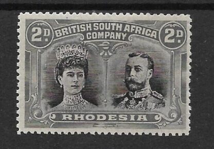 Rhodesia Double Head Two Pence SG 127 mint