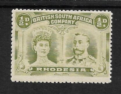 Rhodesia Double Head HalfPenny SG 121 unmounted mint
