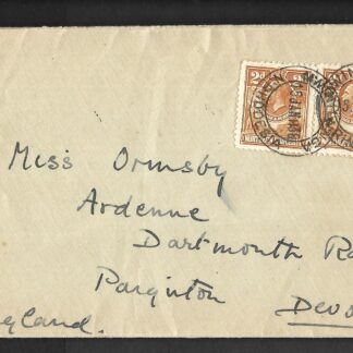 Northern Rhodesia 1938 GV cover from MWINILUNGA to UK