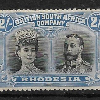 Rhodesia Double Head Two Shillings SG 153 mint