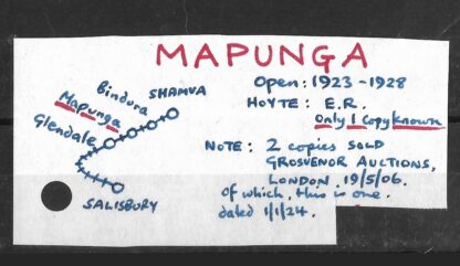 Rhodesia Admiral One and a HalfPence with MAPUNGA (DC) postmark - Image 2