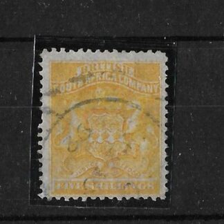 Rhodesia 1892 Five Shillings with UMTALI Code C (SC) postmark
