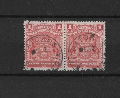 Rhodesia 1898 One Penny with MATOKOS No Year (SC) postmark