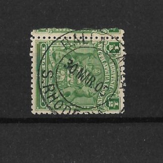 Rhodesia 1898 HalfPenny with BALLA BALLA (DC)  postmark