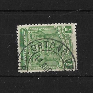 Rhodesia 1898 HalfPenny with ORTONS DRIFT (DC) postmark