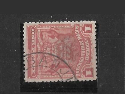 Rhodesia 1898 One Penny with MBANJI (DC)  postmark