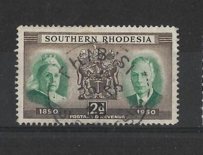 Southern Rhodesia GVI Two Pence with FILABUSI (Skeleton) postmark