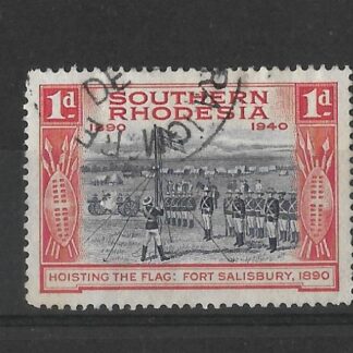 Southern Rhodesia GVI One Penny with CRAIGMORE (Skeleton) postmark