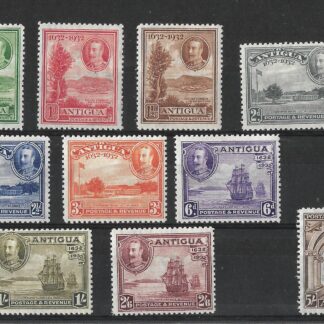 Antigua 1932 GV Tercentenary set SG 81/90 mint