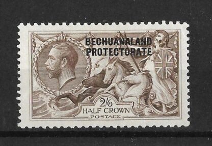 Bechuanaland 1913 GV Two Shillings and Six Pence Seahorse SG 88 mint