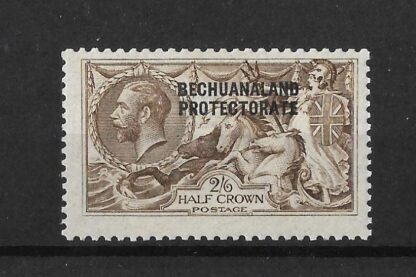 Bechuanaland 1913 GV Two Shillings and Six Pence Seahorse SG 86 unmounted mint