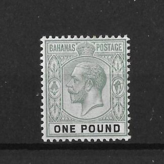 Bahamas 1912 GV One Pound SG 89 mint