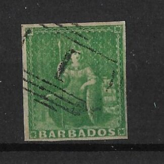Barbados 1855 QV Half Penny SG 7 fine used
