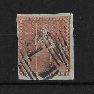 Barbados 1852 QV Four Pence SG 5 used