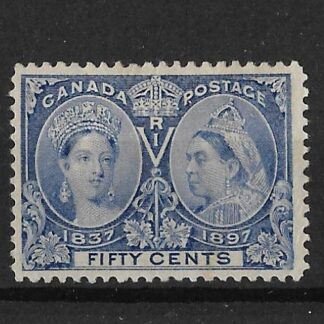 Canada 1897 QV Fifty Cents Jubilee SG 135 mint