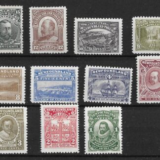 Newfoundland 1897 QV set SG 95/105 mint