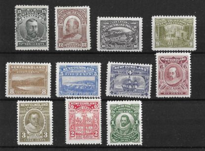 Newfoundland 1897 QV set SG 95/105 mint