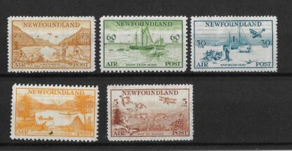 Newfoundland 1933 GV Air set mint