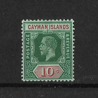 Cayman Islands 1912 GV Ten Shillings SG 52b mint