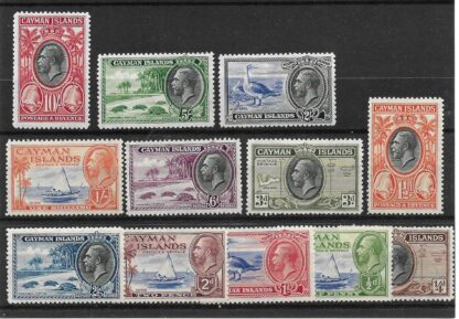 Cayman Islands 1935 GV set SG 96/107 mint