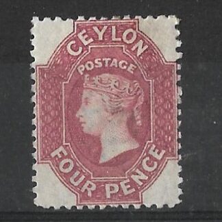 Ceylon 1883 QV Four Pence SG 65 mint