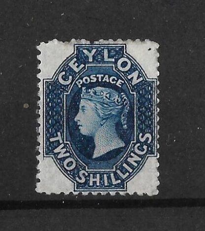 Ceylon 1867 QV Two Shillings SG 72 mint
