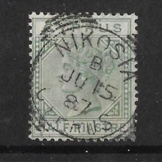 Cyprus 1882 QV Half Piastre SG 16 fine used