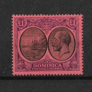 Dominica 1923 GV One Pound SG 91 mint