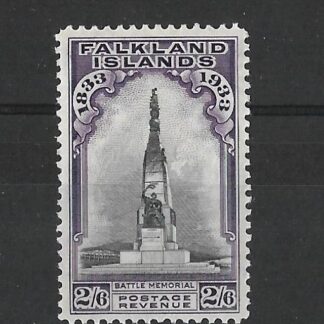 Falkland Islands 1933 GV Centenary Two Shillings and Six Pence SG 135 mounted mint