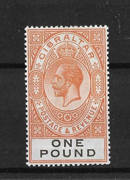 Gibraltar 1925 GV One Pound SG 107 mint