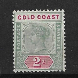 Gold Coast 1898 QV Two Shillings SG 32 mint