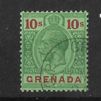 Grenada 1921 GV Ten Shillings SG 134 fine used