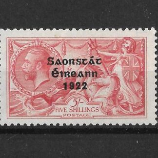 Ireland 1922 GV Two Shillings and Six Pence Seahorse unmounted mint