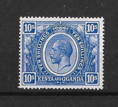 Kenya & Uganda 1922 GV Ten Shillings SG 94 unmounted mint