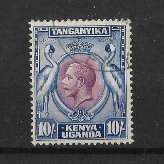 KUT 1935 GV Ten Shillings SG 122 fine used