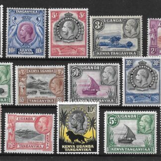 KUT 1935 GV set SG 110/123 mint