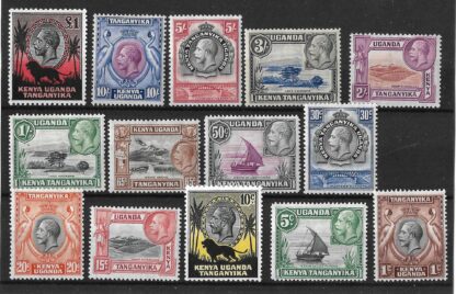 KUT 1935 GV set SG 110/123 mint