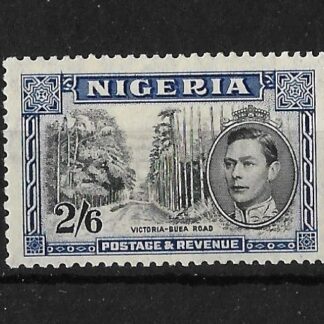 Nigeria 1938 GVI Two Shillings Six Pence SG 58 mint