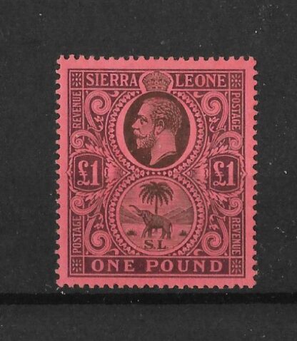 Sierra Leone 1912 GV One Pound SG 128 mint