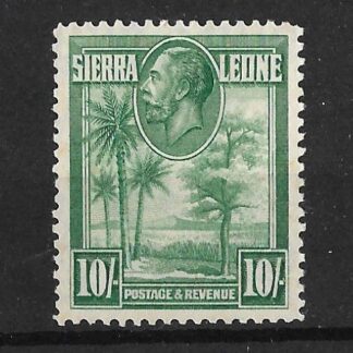 Sierra Leone 1932 GV Ten Shillings SG 166 mint