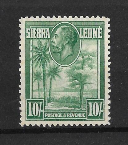 Sierra Leone 1932 GV Ten Shillings SG 166 mint