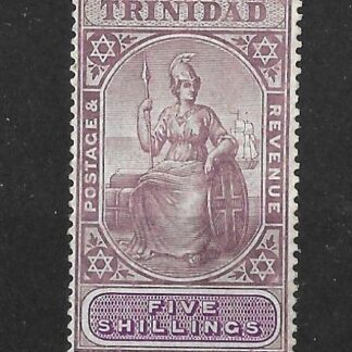 Trinidad 1904 EVII Five Shillings SG144 mint