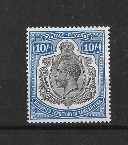 Tanganyika 1927 GV Ten Shillings SG 106 mint