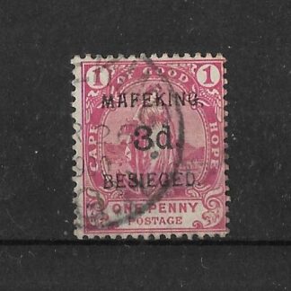 Mafeking Besieged 1900 Three Pence overprint SG 3 fine used