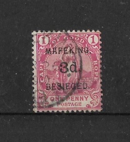 Mafeking Besieged 1900 Three Pence overprint SG 3 fine used
