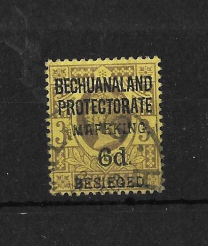Mafeking Besieged 1900 Six Pence overprint SG 9 fine used