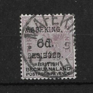 Mafeking Besieged 1900 Six Pence overprint SG 10 fine used