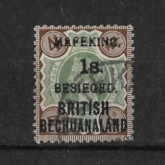 Mafeking Besieged 1900 One Shilling overprint SG 11 fine used
