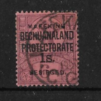 Mafeking Besieged 1900 One Shilling overprint SG 14 fine used